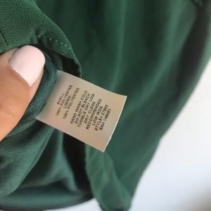 Monteau Tops - Monteau Green high neck Blouse Small Monteau Tops - Monteau Green high neck Blouse Small